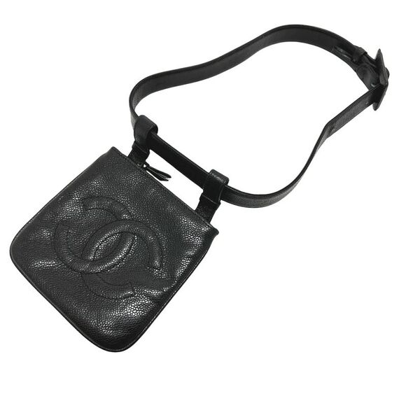 Pre Loved chanel Unisex Black Clutches - Picture 1 of 8